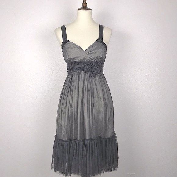 Anthropologie Dresses & Skirts - Anthropologie Moulinette Soeurs Spirited Away Purple Tulle Flowers Dress